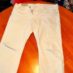 Ralph Lauren Polo White Jeans 35x32